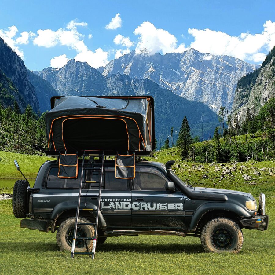 Halsman Pioneer Series Aluminum Alloy Shell Rooftop Tent – Fold-Out Design - Image 8