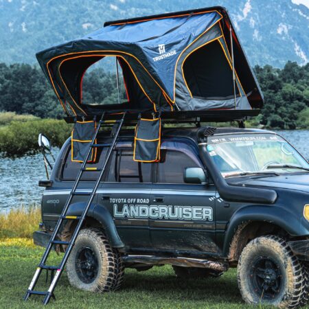Halsman Pioneer Series Aluminum Alloy Shell Rooftop Tent – Fold-Out Design